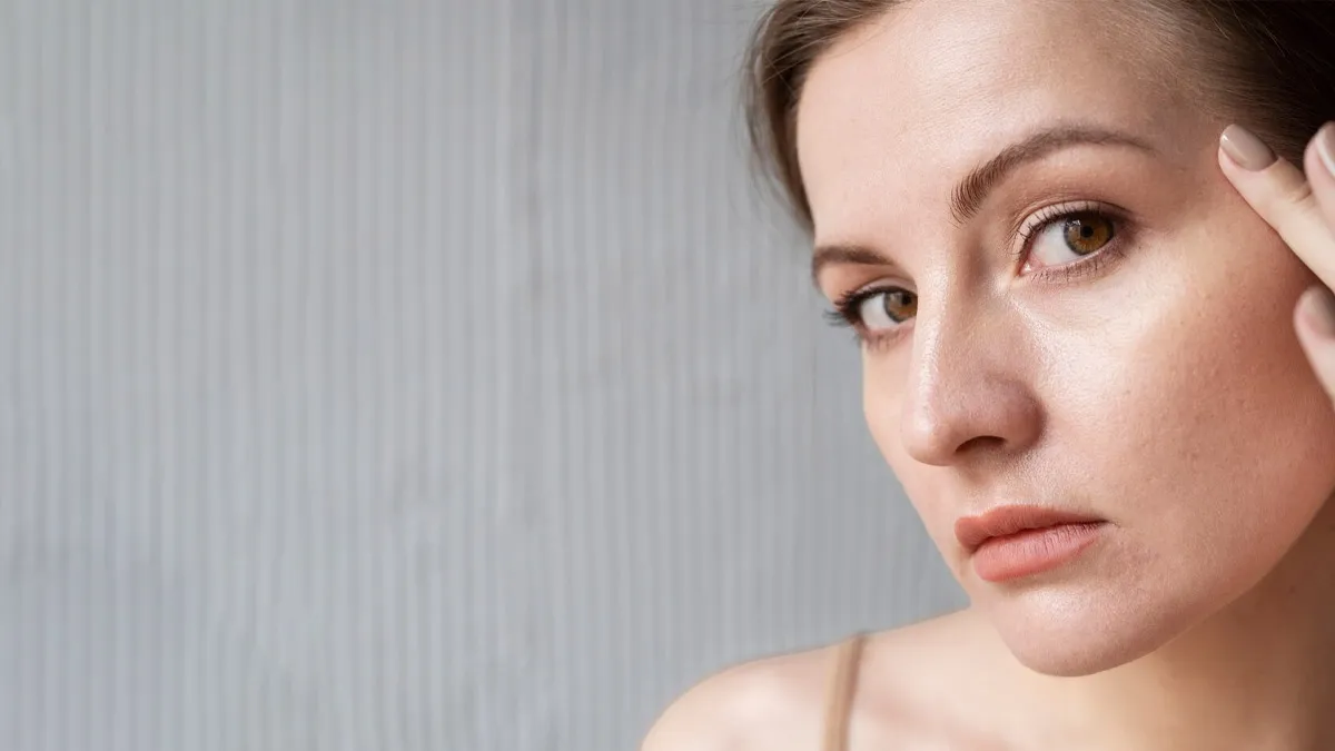 dehydrated oily skin 1