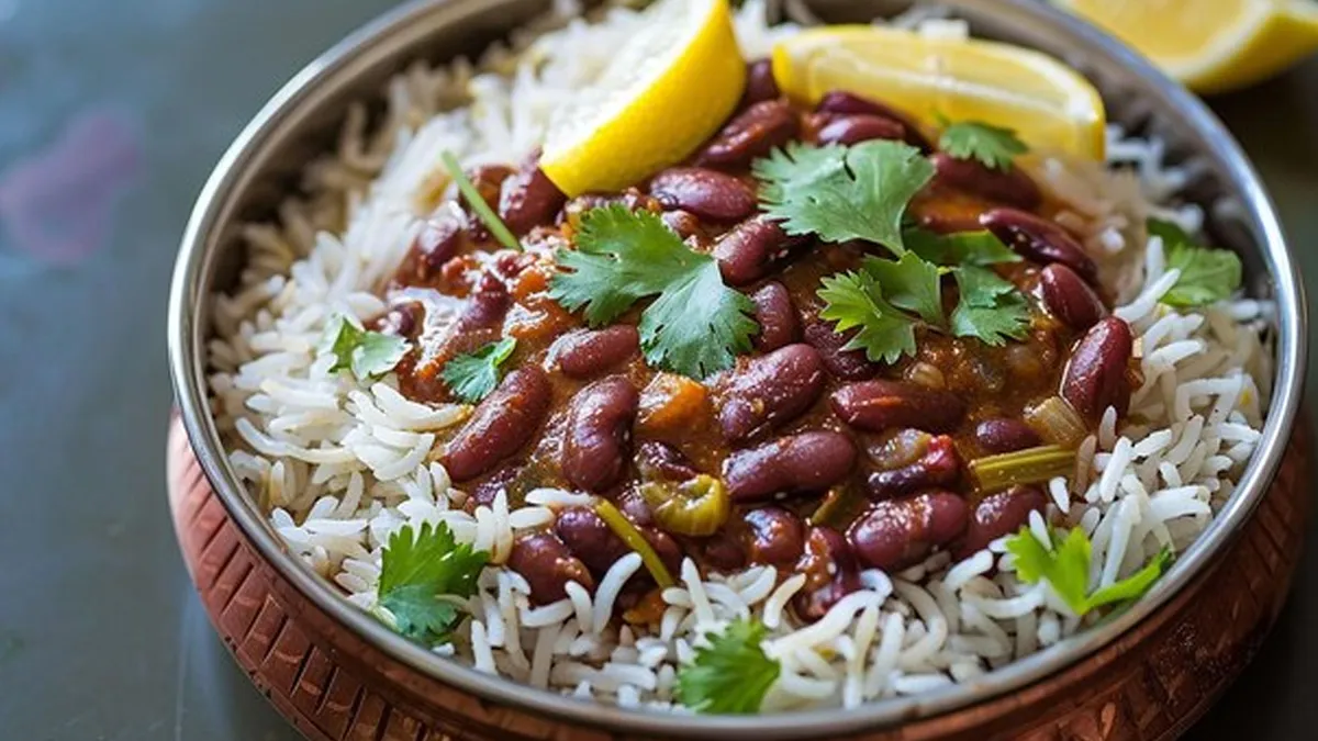 rajma rice 1