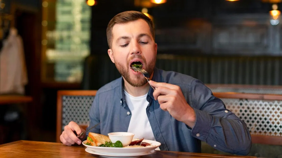 eating without brushing