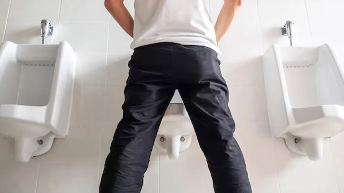peeing