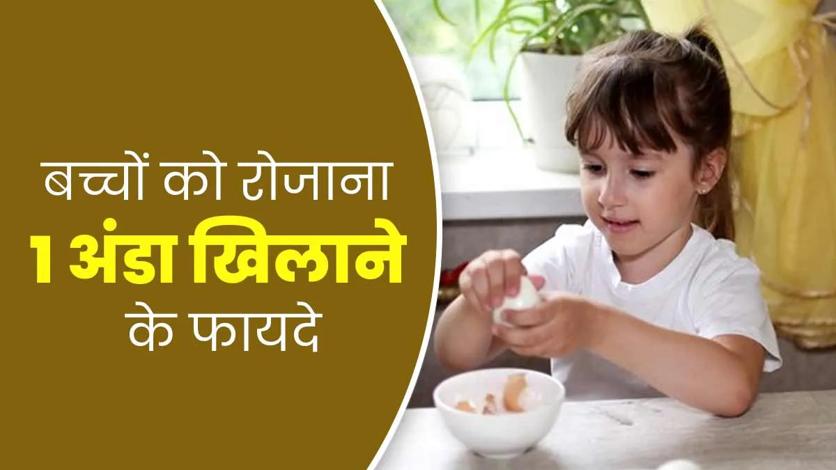बच्चों को रोजाना 1 अंडा खिलाने से मिलते हैं ये 5 फायदे, बीमारियों का खतरा भी होता है कम