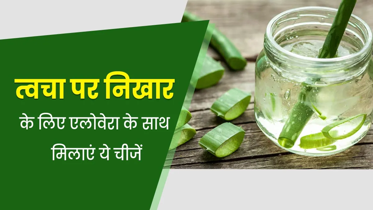 सर्दियों में इन चीजों के साथ मिलाकर लगाएं एलोवेरा जेल, निखर जाएगी त्वचा