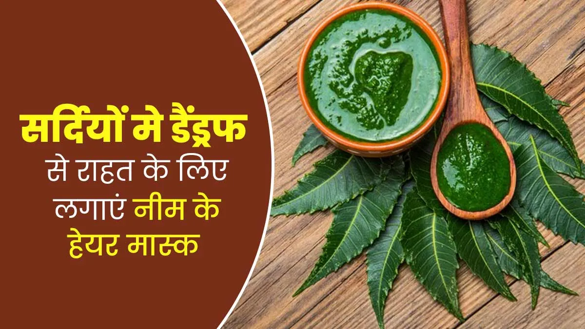 सर्दियों मे डैंड्रफ से राहत पाने के लिए लगाएं नीम से बने ये 4 हेयर मास्क, जानें बनाने का तरीका