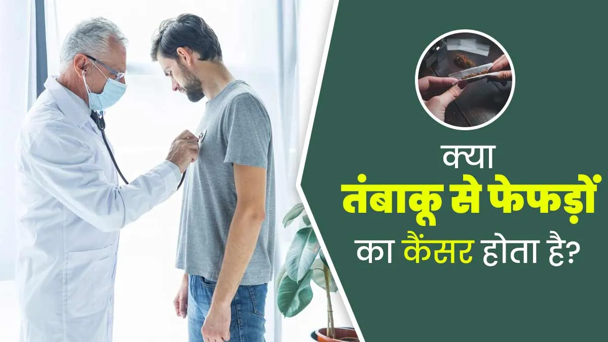 क्या चबाने वाला तंबाकू खाने से फेफड़ों का कैंसर होता है? डॉक्टर से जानें