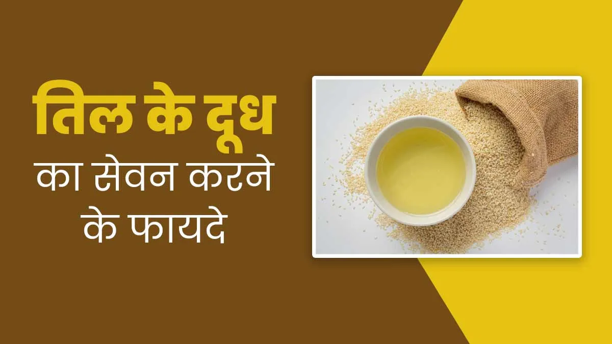 घर पर बनाकर पिएं तिल का दूध, सेहत को मिलेंगे ये 6 फायदे