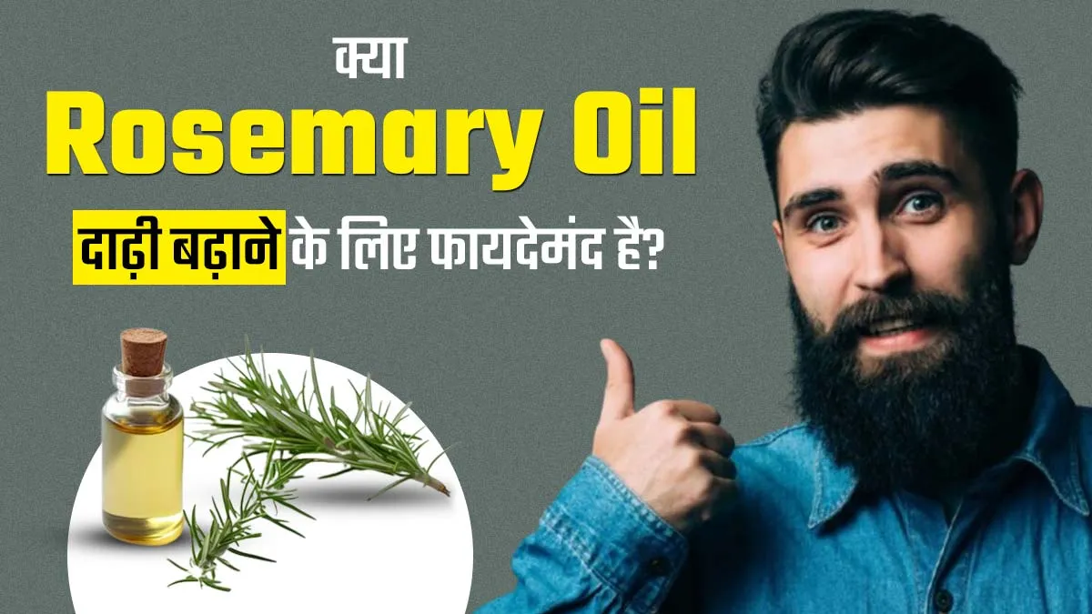 क्या रोजमेरी तेल दाढ़ी बढ़ाने के लिए फायदेमंद है? एक्सपर्ट से जानें इसे लगाने का तरीका