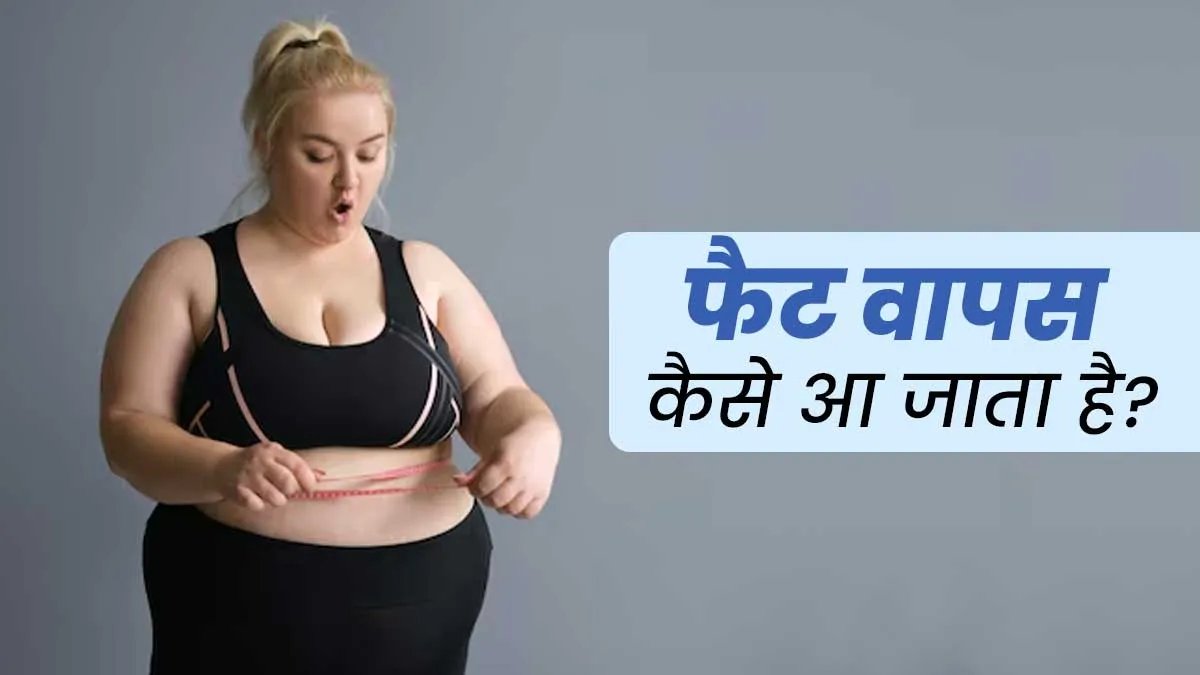 हेल्दी लाइफस्टाइल छोड़ते ही वापस कैसे आ जाता है फैट? एक्सपर्ट से जानें