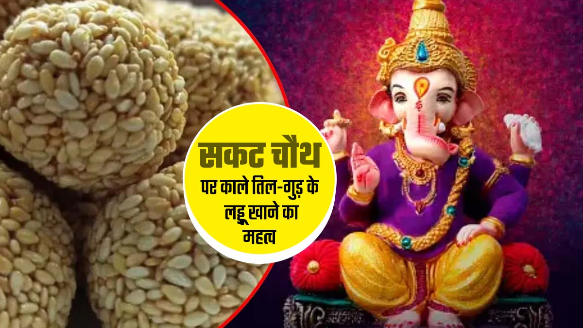 Sakat Chauth 2025: सकट चौथ पर बनाए जाते हैं स्पेशल काले तिल और गुड़ के लड्डू, जानें इसकी रेसिपी और फायदे