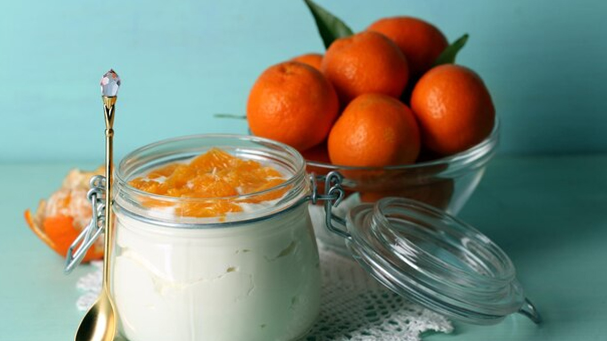 Curd With CitrusFruits