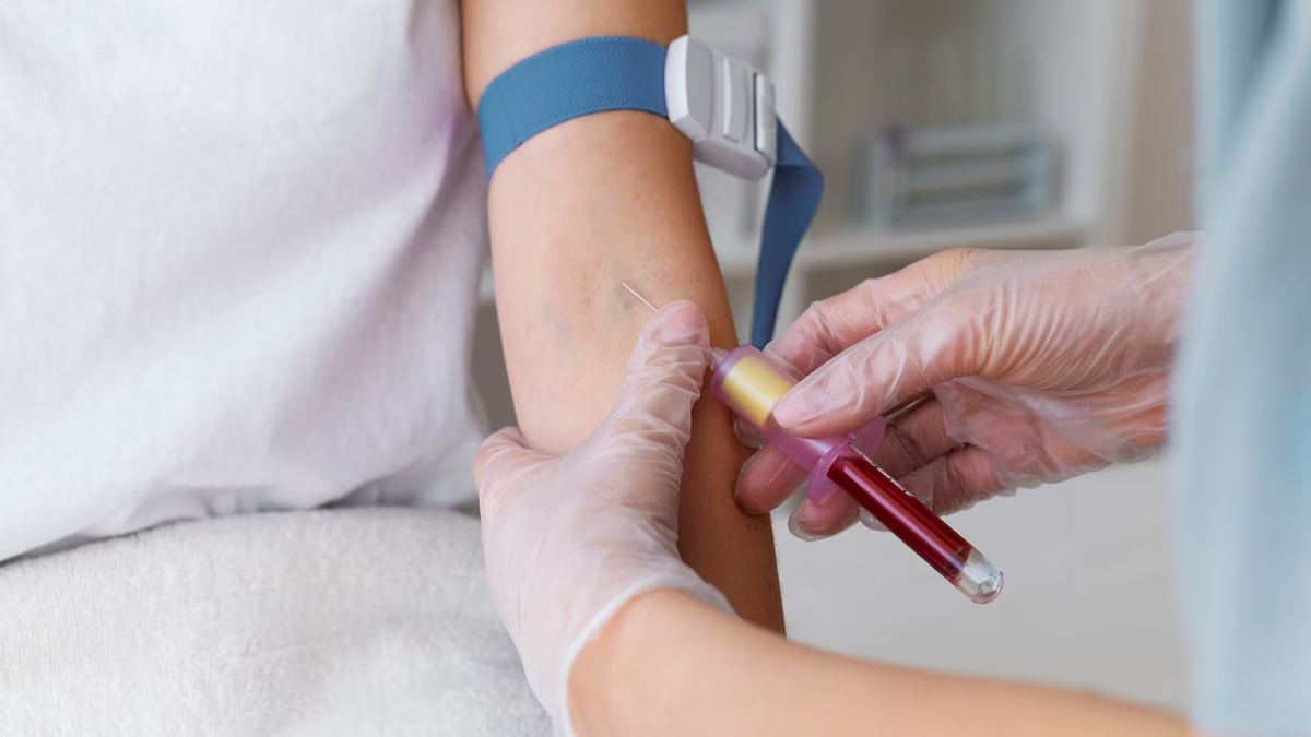 Exercise after blood test