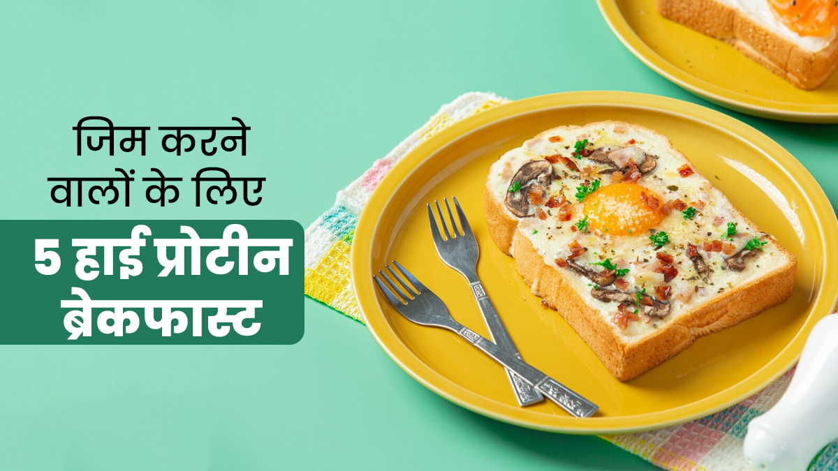 जिम करने वाले ट्राई करें ये 5 हाई-प्रोटीन ब्रेकफास्ट व‍िकल्‍प, म‍िलेगी एनर्जी और बढ़ेंगी मसल्‍स