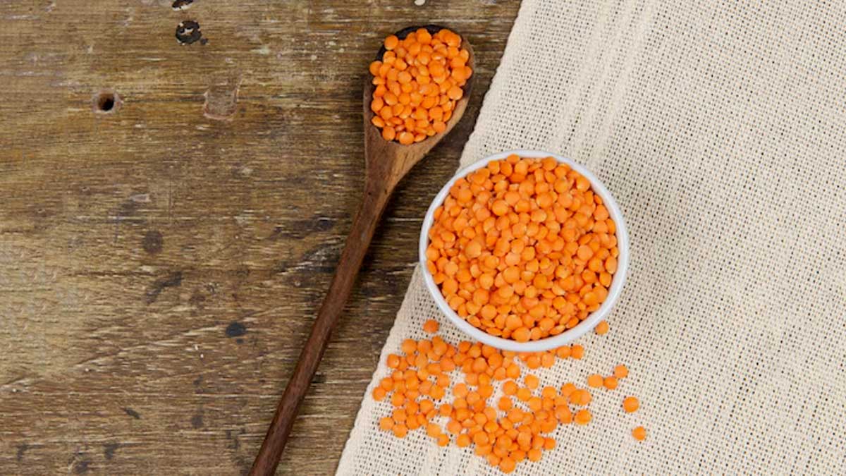 Masoor Dal Uses for open pores