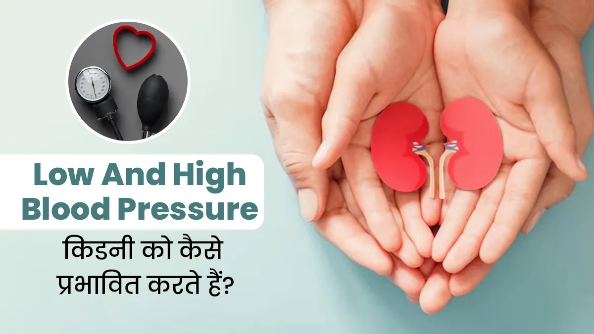 लो-ब्लड प्रेशर और हाई ब्लड प्रेशर का किडनी पर कैसे पड़ता है बुरा प्रभाव, समझें डॉक्टर से