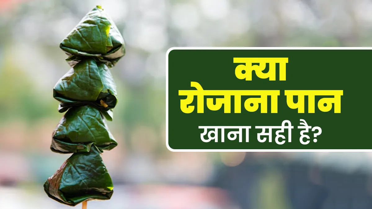 क्या रोज पान खाना सेहत के लिए सुरक्षित है? आयुर्वेदाचार्य से जानें