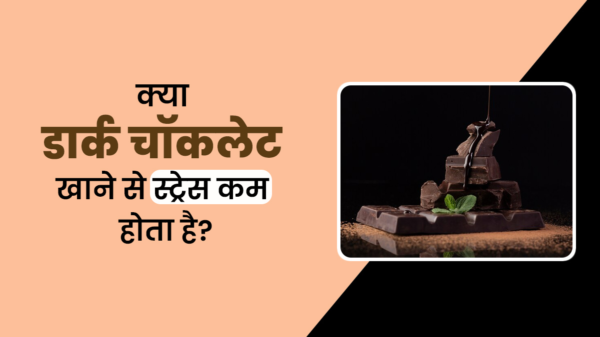 क्या डार्क चॉकलेट खाने से सच में स्ट्रेस कम होता है? जानें एक्सपर्ट से