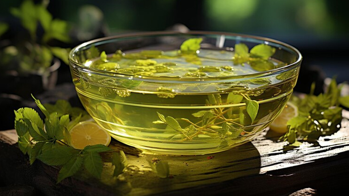 pudina-tulsi-water