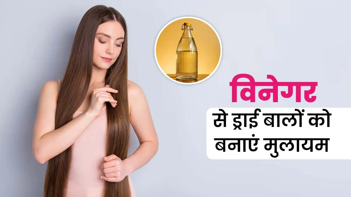 ड्राई बालों को मुलायम बनाने के ल‍िए करें व‍िनेगर का इस्‍तेमाल, जानें इसके फायदे