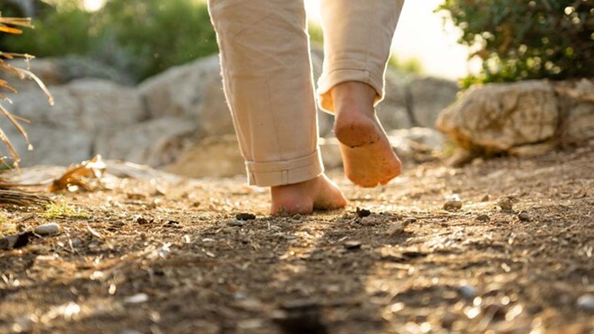 Walking Bare Foot benefits