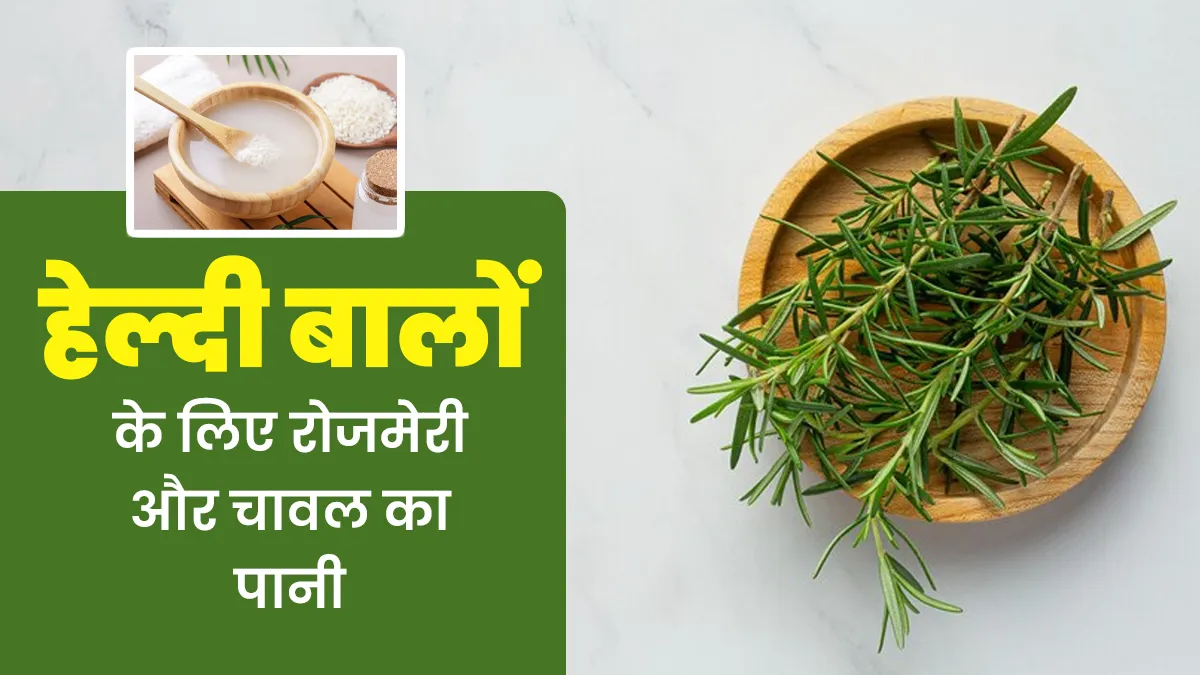 रोजमेरी और चावल के पानी से बनाएं हेयर स्प्रे, बाल होंगे हेल्दी और घने