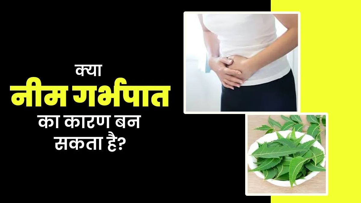 क्या नीम की पत्तियां चबाने से गर्भपात हो सकता है? डॉक्टर से जानें इस बात की सच्चाई