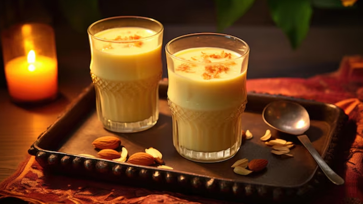 Kesar Badam Milk In Summer