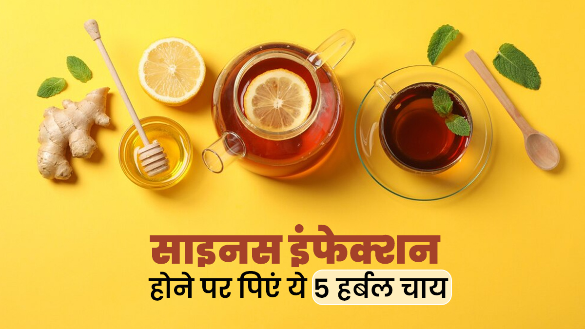 साइनस इंफेक्शन होने पर प‍िएं ये 5 हर्बल चाय, सूजन और जकड़न से जल्‍द म‍िलेगी राहत