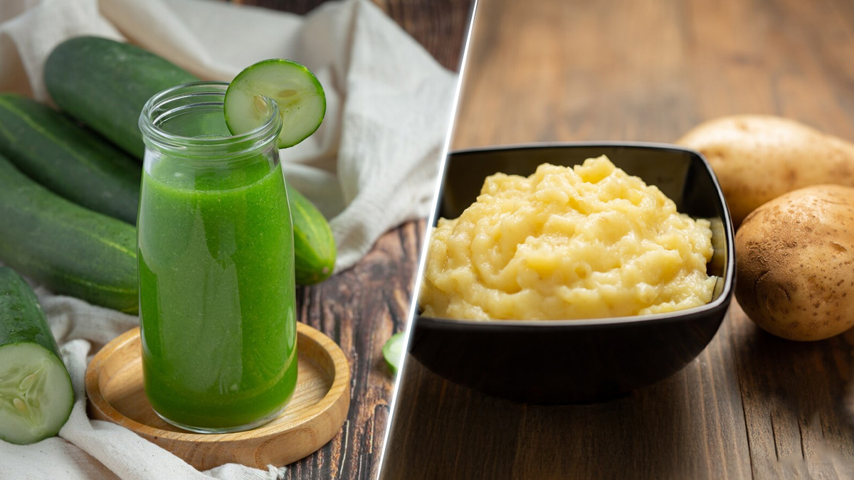Benefits Of Potato And Cucumber Juice To Get Rid Of Dark Circle In Hindi home-remedies-for-dark-circles-in