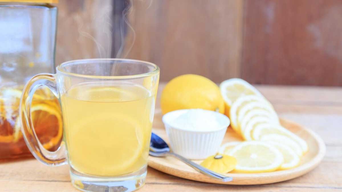 Is it safe to have hot water honey and lemon