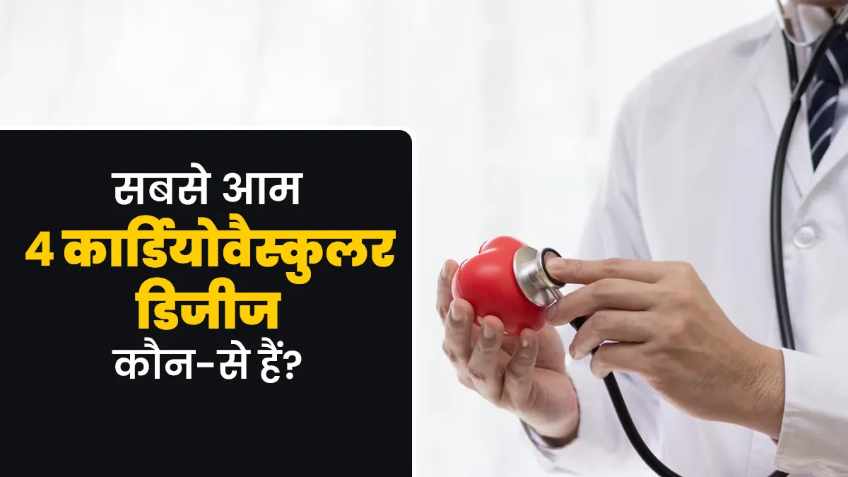 डॉक्टर से जानें कौन-से हैं सबसे आम 4 कार्डियोवैस्कुलर डिजीज?