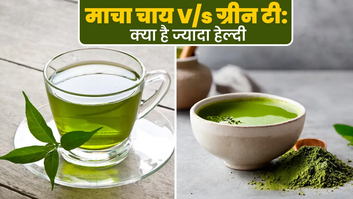 माचा चाय V/s ग्रीन टी: सेहत के लिए किसका सेवन है ज्यादा फायदेमंद? एक्सपर्ट ने बताया