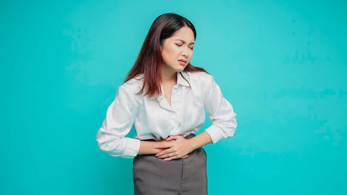 stomach pain and burp