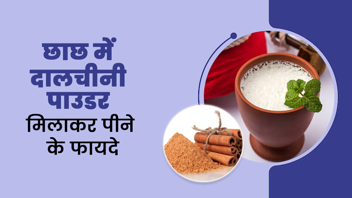 छाछ में दालचीनी पाउडर को मिलाकर पीने के फायदे, जानें एक्सपर्ट से 
