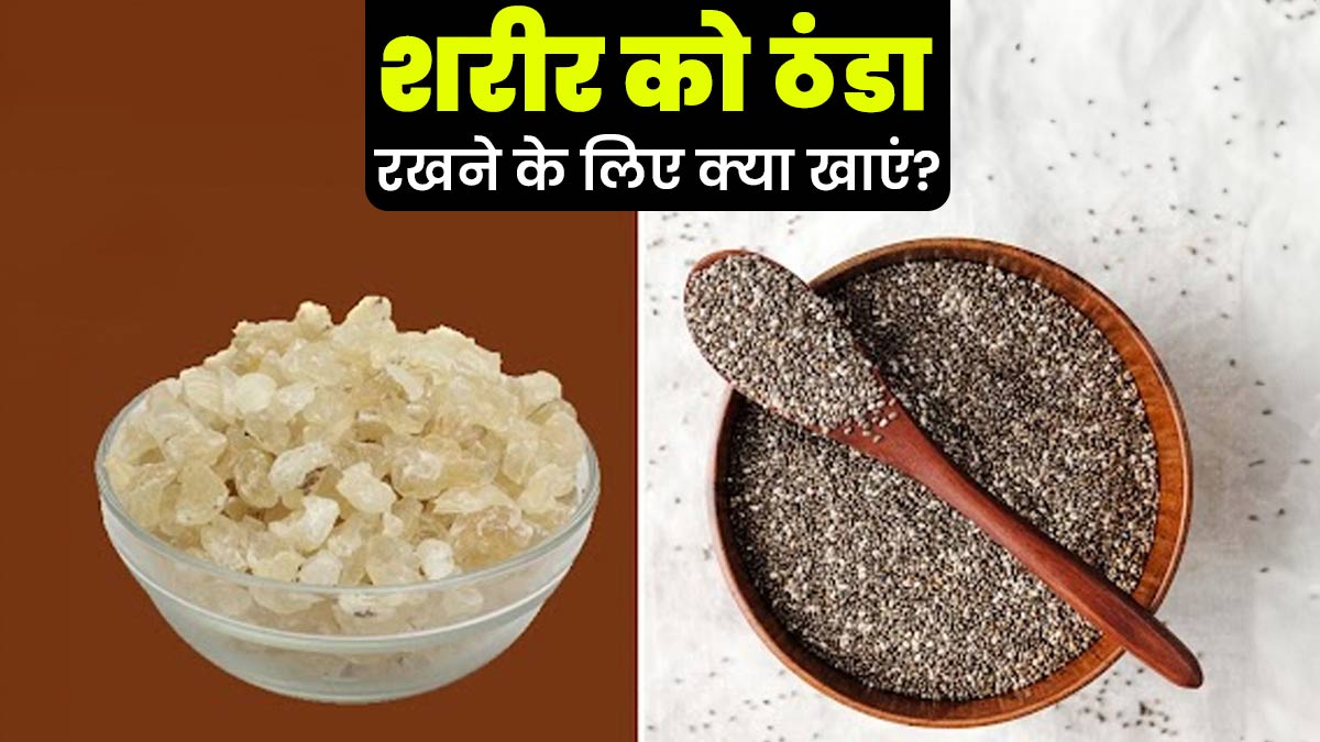 गोंद कतीरा या चिया सीड्स: शरीर को ठंडा रखने के लिए क्या ज्यादा बेहतर है?
