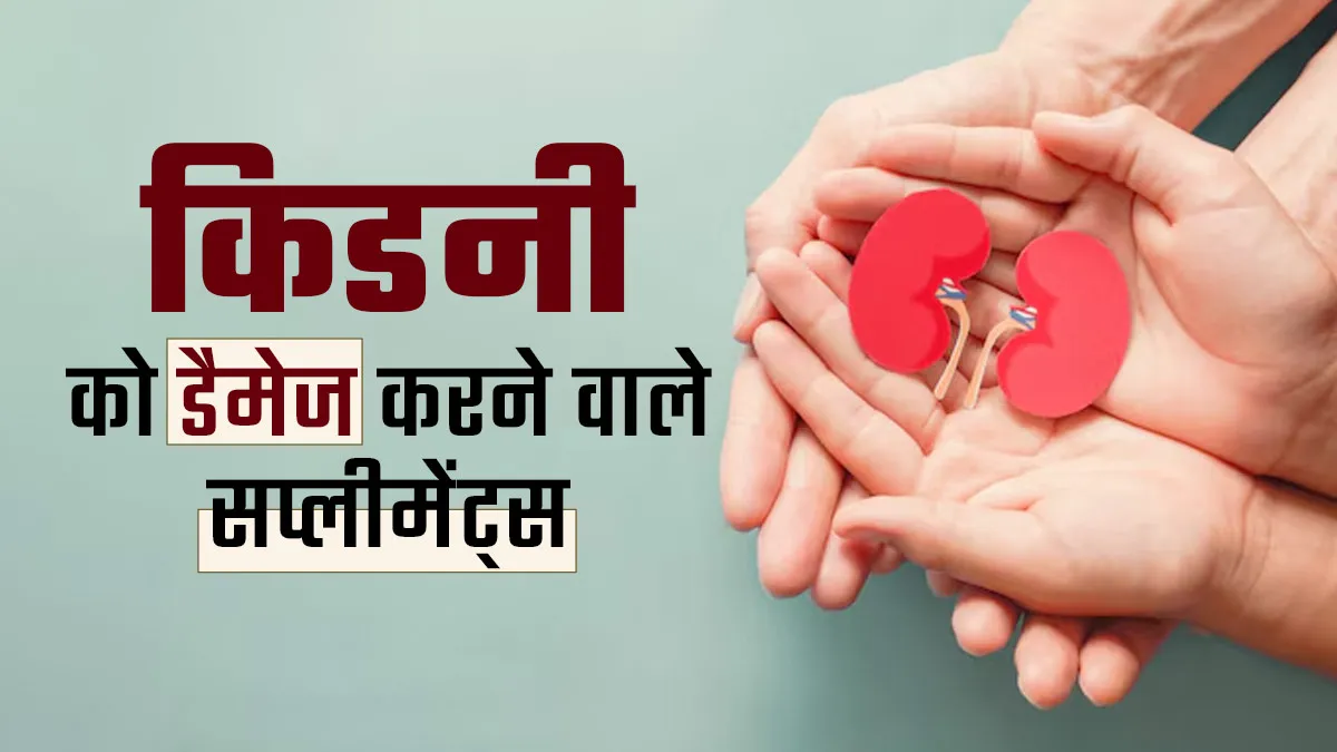 आपकी किडनी को डैमेज कर सकते हैं ये 5 सप्लीमेंट्स, जानें कैसे