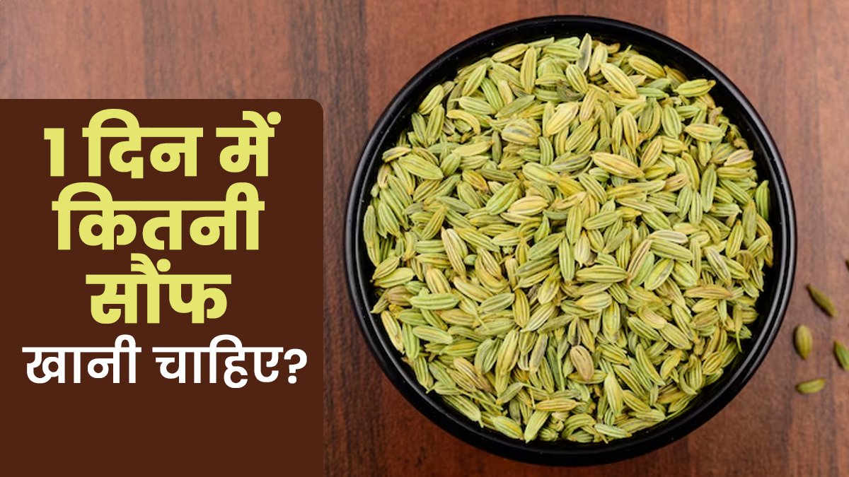 1 दिन में कितनी सौंफ खानी चाहिए? आयुर्वेदाचार्य से जानें