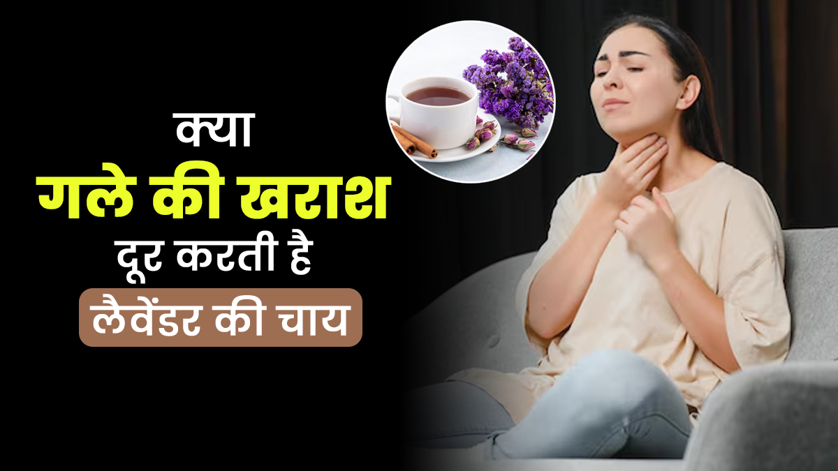 क्या गले में खराश और दर्द में फायदेमंद हो सकती है लैवेंडर की चाय? डॉक्टर से जानें