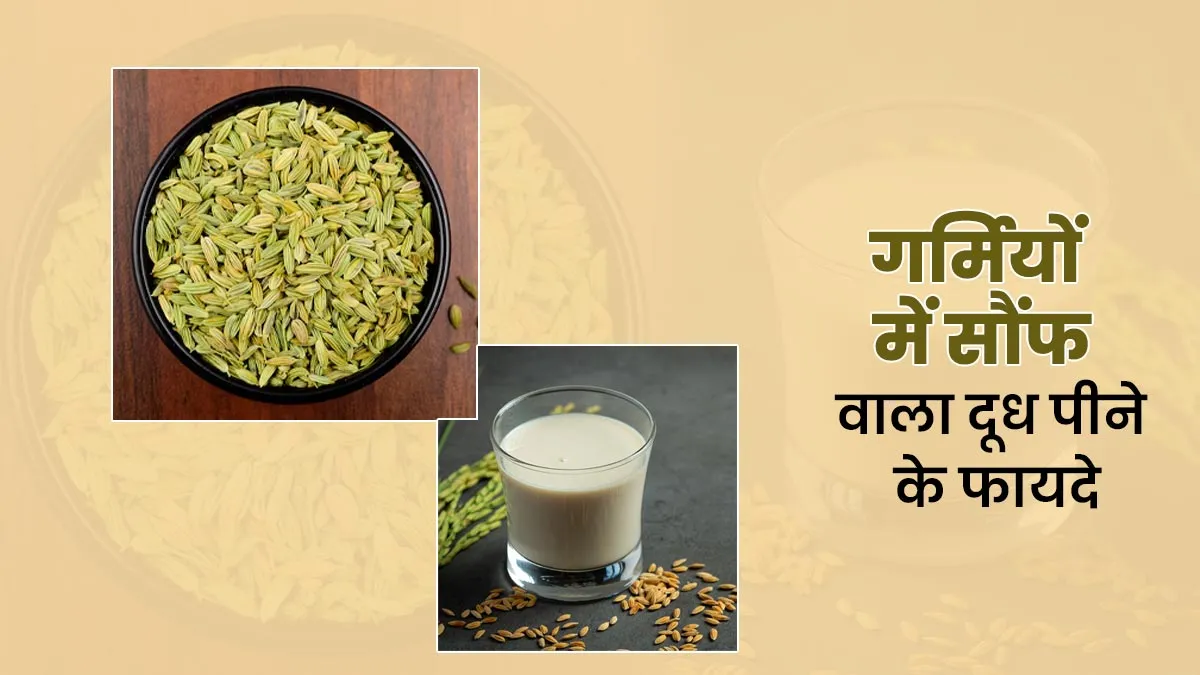 गर्मियों में दूध में मिलाकर पिएं सौंफ, सेहत को मिलेंगे कई फायदे