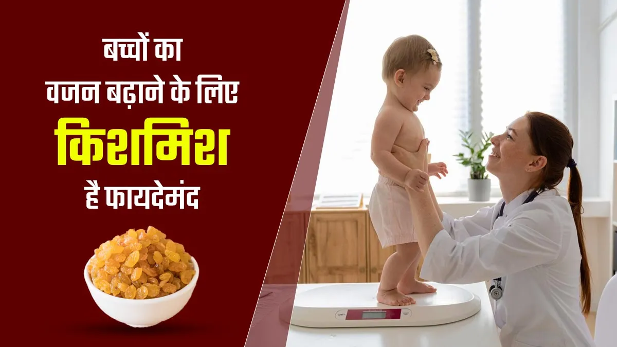 दुबले बच्चों का वजन बढ़ाने में मदद करती है किशमिश, जानें इसे खाने का सही तरीका