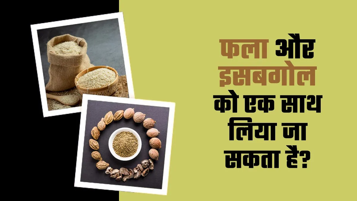 क्या त्रिफला और इसबगोल को एक साथ लिया जा सकता है? एक्सपर्ट से जानें