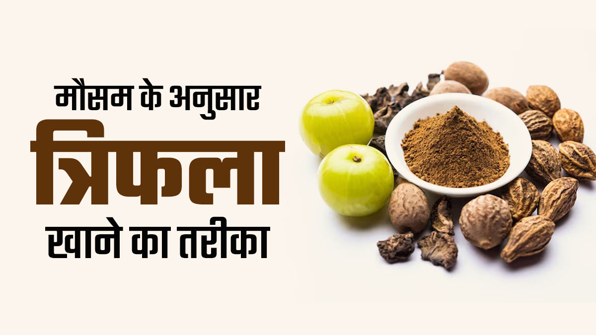 अलग-अलग मौसम में त्रिफला खाने का सही तरीका क्या है? आयुर्वेदाचार्य से जानें