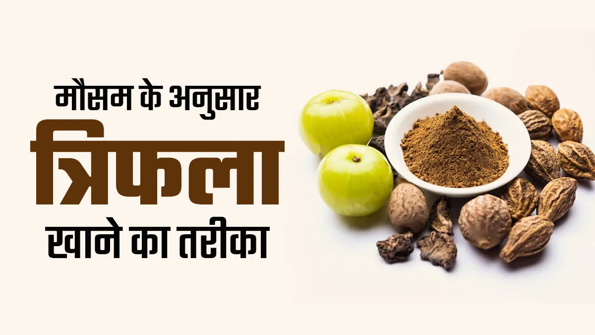 अलग-अलग मौसम में त्रिफला खाने का सही तरीका क्या है? आयुर्वेदाचार्य से जानें