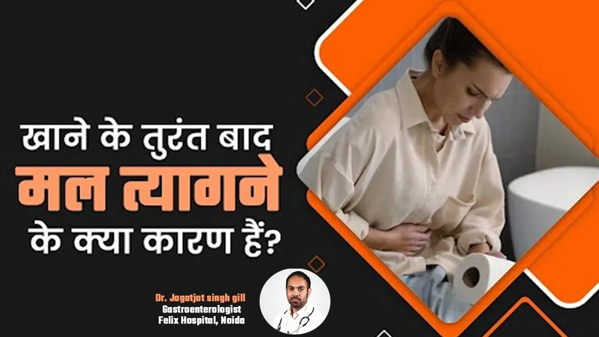 खाने के तुरंत बाद मल त्यागने के क्या कारण हैं? डॉक्टर से जानें