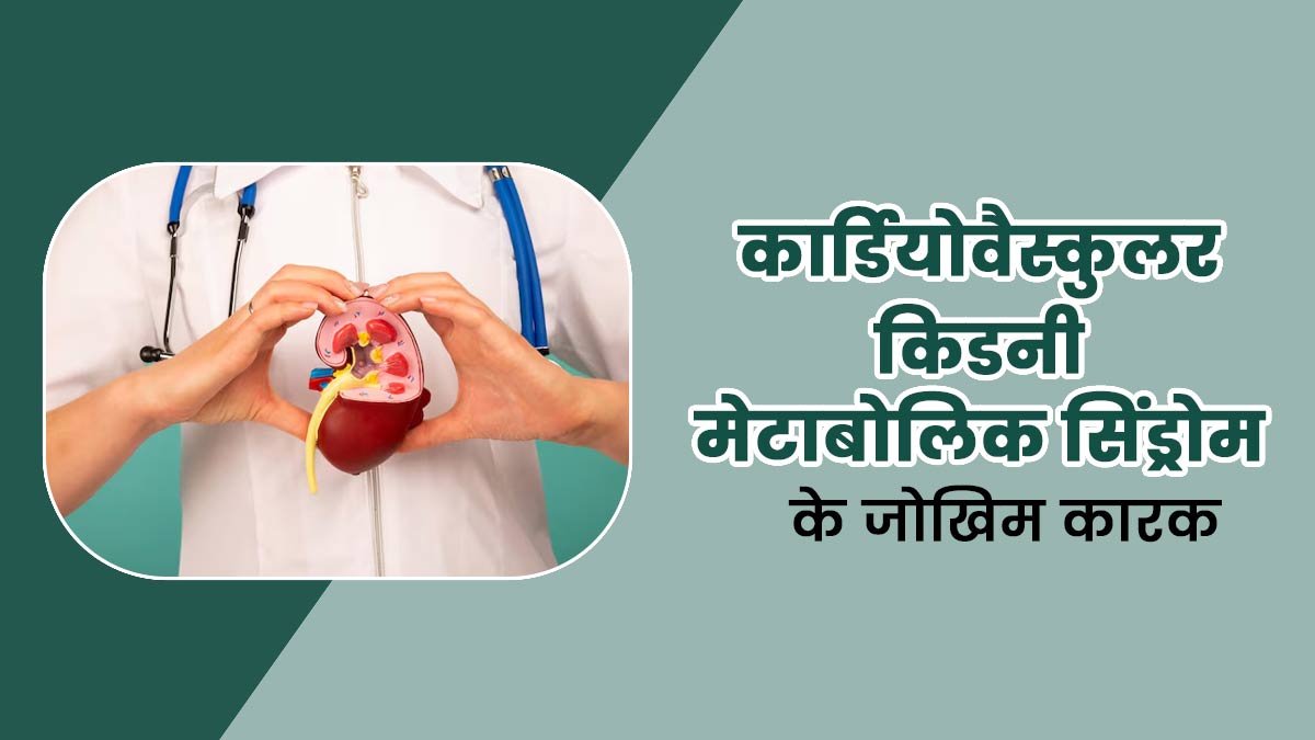 कार्डियोवैस्कुलर किडनी मेटाबोलिक सिंड्रोम के जोखिम कारक क्या हैं? जानें डॉक्टर से