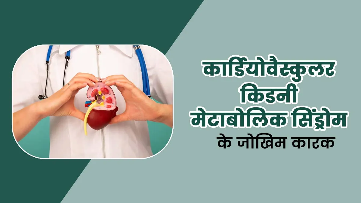 कार्डियोवैस्कुलर किडनी मेटाबोलिक सिंड्रोम के जोखिम कारक क्या हैं? जानें डॉक्टर से