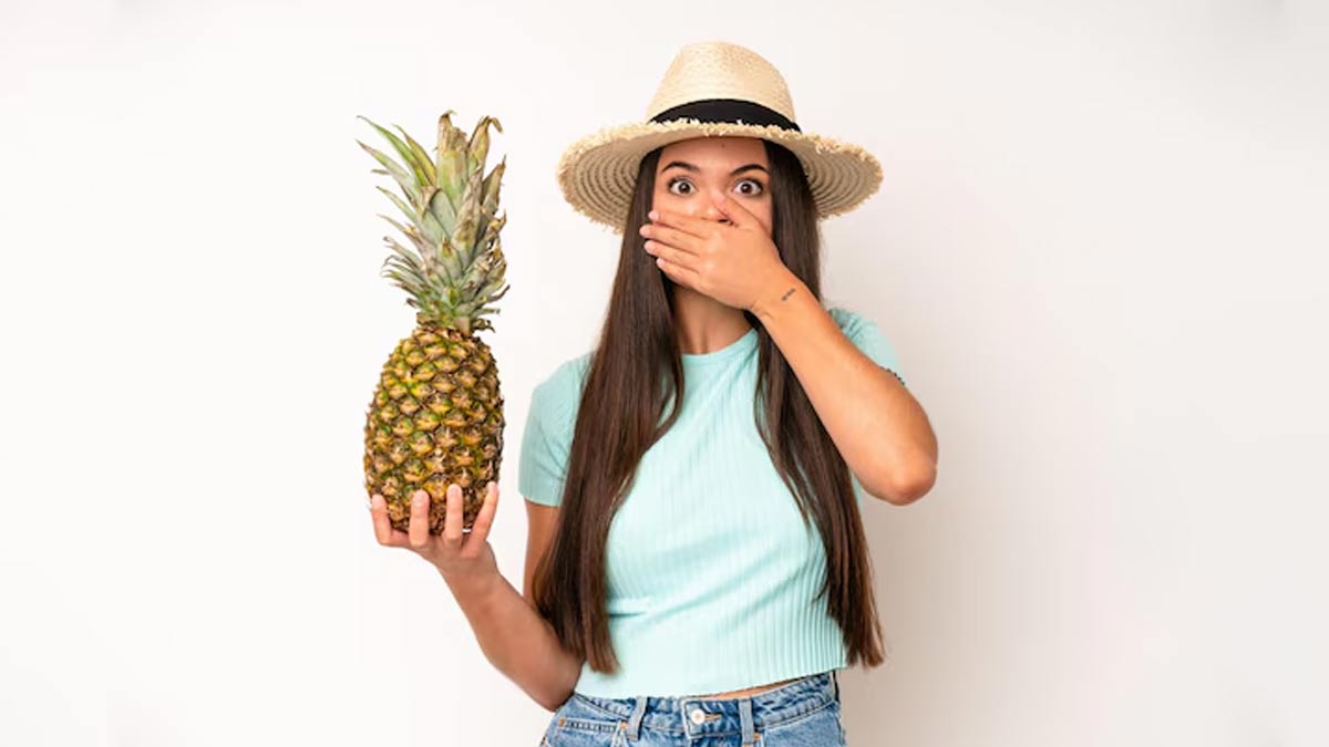 Can we eat pineapple on empty stomach-inside