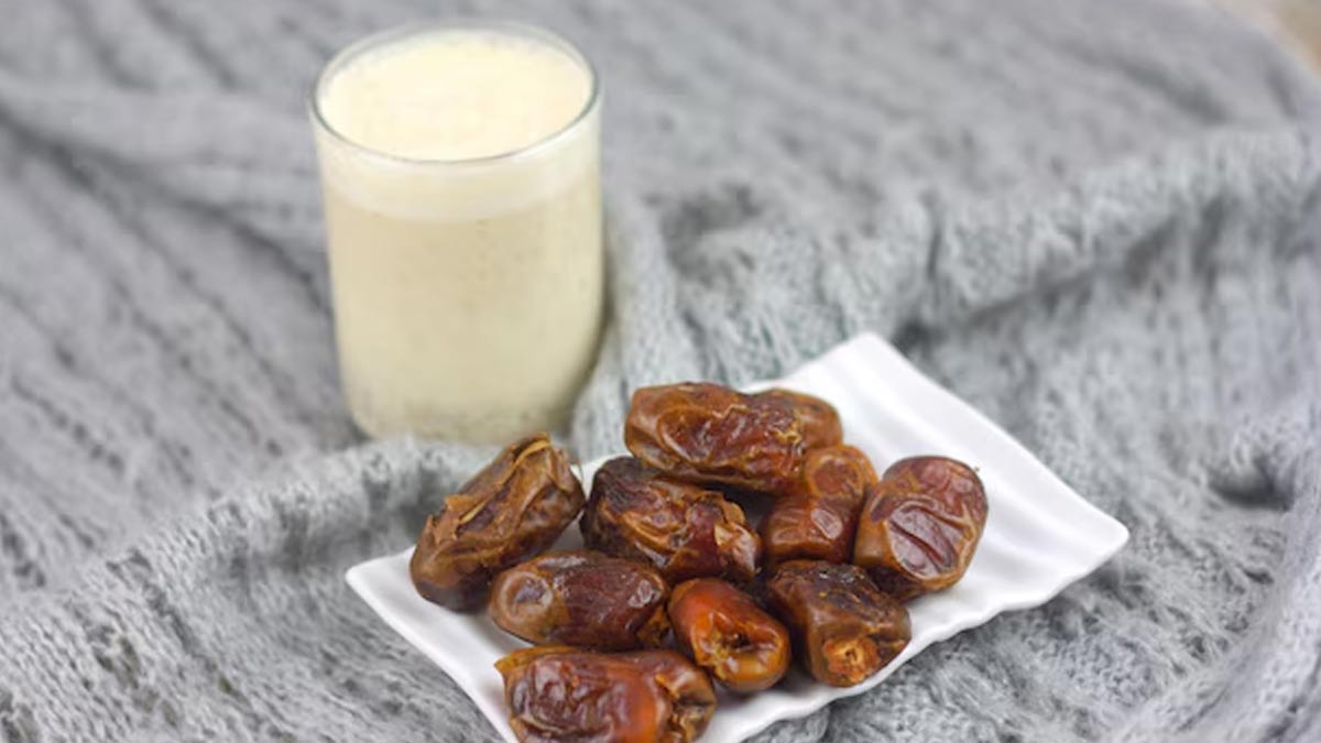 Does giving dates with milk increase weight gain in childreni n