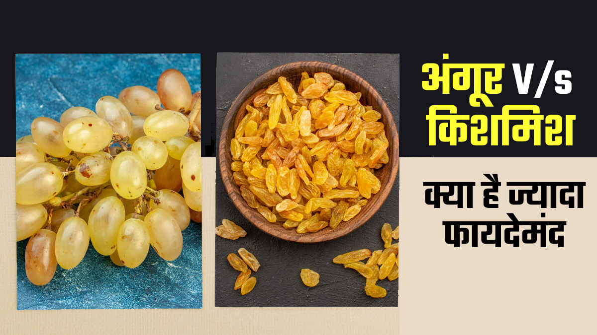 अंगूर V/s किशमिश: कौन ज्यादा ब्लड शुगर बढ़ा सकता है? डायबिटीज, पीसीओडी और शुगर सेंसिटिव लोग जरूर जानें