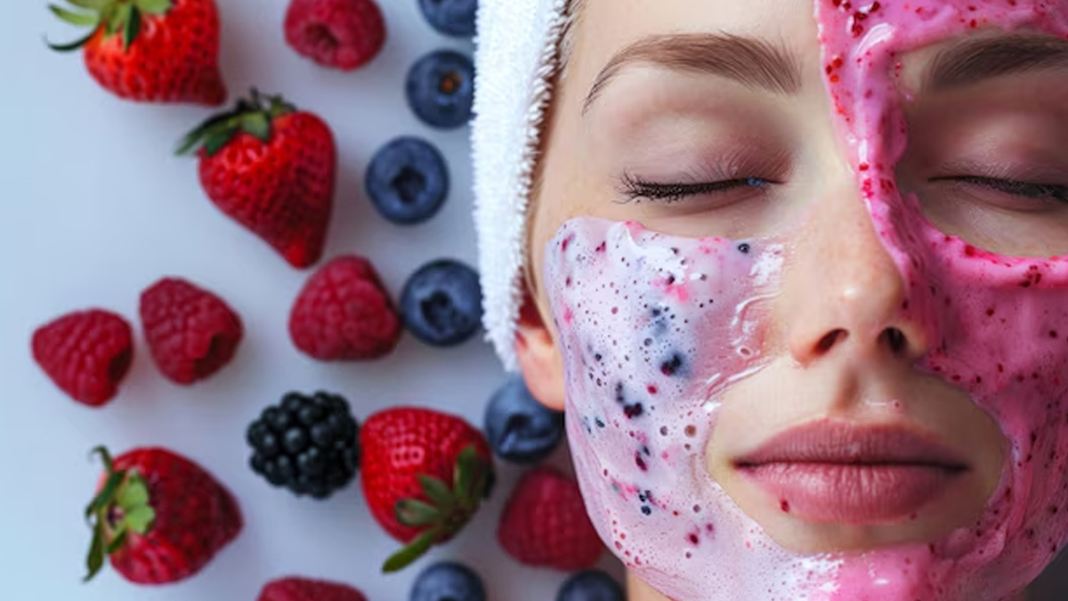 blueberry yoghurt and honey face mask for skin in hindi 01 (3)