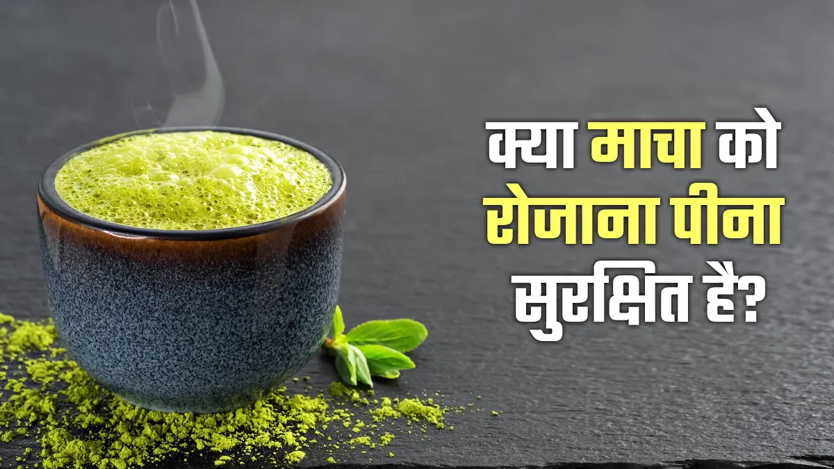 क्या रोजाना माचा टी पीना सेहत के लिए सही है? जानें एक्सपर्ट की राय