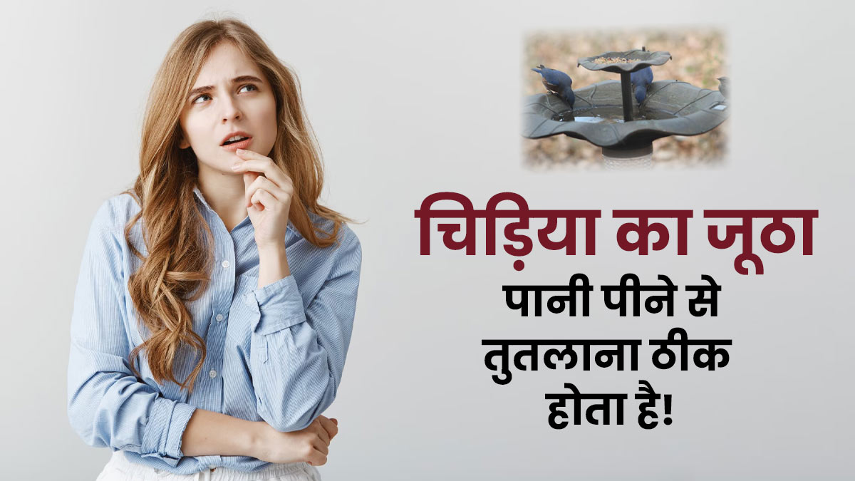 क्या सच में चिड़िया का जूठा पानी पीने से तुतलाना बंद होता है? जानें क्या है इसकी सच्चाई